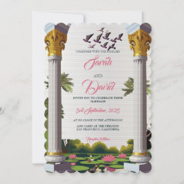 Wedding Invite_regal Rückzug Einladung