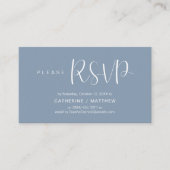 Wedding Invites RSVP Reminder, Modern Minimal Begleitkarte (Vorderseite)