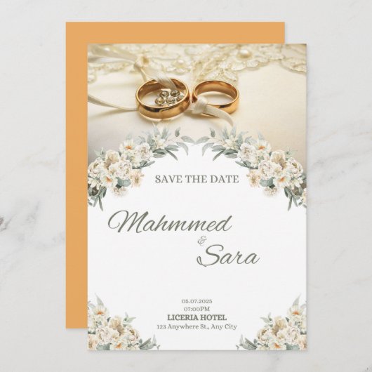 Wedding Invtation (Vorne/Hinten)