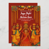 Wedding Jaggo lädt als Jago Einladungen ein (Vorne/Hinten)