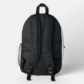 Wedding Joy Backpack #3 Bedruckter Rucksack (Rückseite)