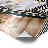 Wedding Keepake 30 Foto Collage Black ID1065 (Ecke)