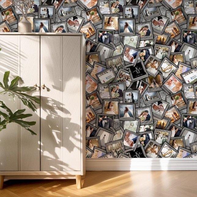 Wedding Keepake 30 Foto Collage Black ID1065 Tapete (Von Creator hochgeladen)