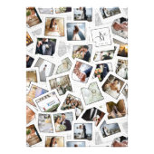 Wedding Keepake 30 Foto Collage White ID1065 (Vorne)