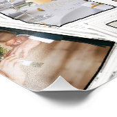 Wedding Keepake 30 Foto Collage White ID1065 (Ecke)