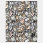 Wedding Keepake 31 Foto Collage Black ID1065 Fle Fleecedecke (Vorderseite)
