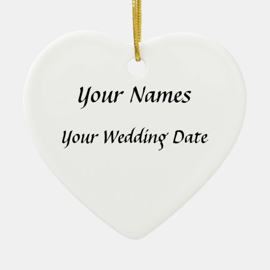 Wedding Keramikornament (Vorne)