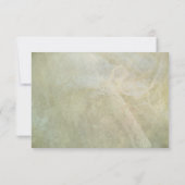 Wedding Lace Abstrakt RSVP Karte (Rückseite)