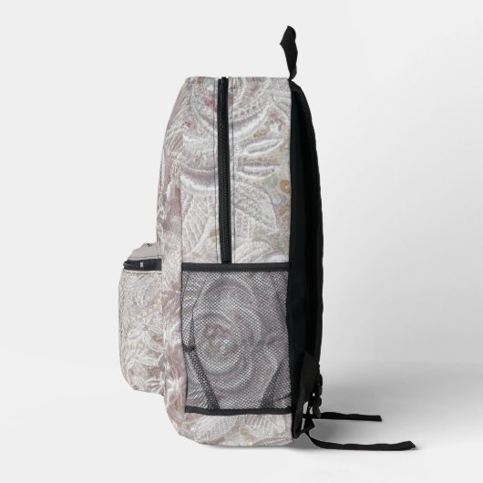 Wedding Lace Bride Bedruckter Rucksack (Rechts)
