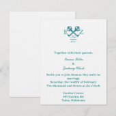 Wedding laden ein einladung (Vorne/Hinten)