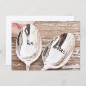 wedding laden ein oder Annahmekarte Einladung (Vorne/Hinten)