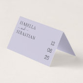 Wedding Lavender Lilac QR Code Playlist (Rückseite)