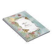 Wedding Les Fleurs Notizblock (Rechte Seite)