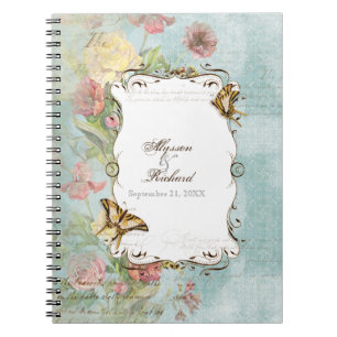 Wedding Les Fleurs Notizblock