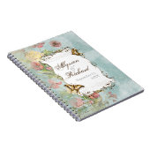 Wedding Les Fleurs Notizblock (Rechte Seite)