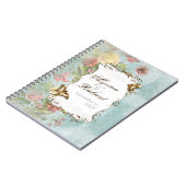 Wedding Les Fleurs Notizblock (Linke Seite)