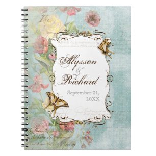 Wedding Les Fleurs Notizblock