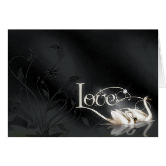 Wedding Liebe-Schwäne