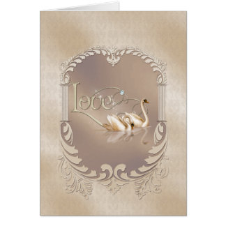 Wedding Liebe-Schwäne