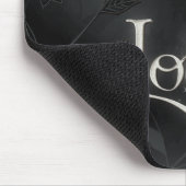 Wedding Liebe-Schwäne Mousepad (Ecke)
