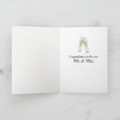 Wedding Lilac Design Karte (Innenseite)