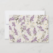 Wedding Lilacs UAWG RSVP Karte (Rückseite)
