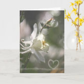 Wedding-Love Karte (Gelbe Blume)