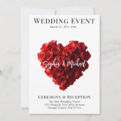 Wedding Magazine Cover All in One Einladung (Vorderseite)