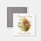 Wedding Magnet (Vorderseite/Rückseite)