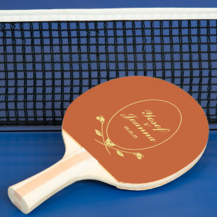 Wedding Memento Ping Pong Paddle Tischtennis Schläger