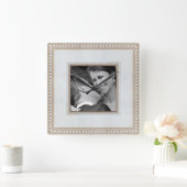 wedding memory photo clock quadratische wanduhr (Zuhause)