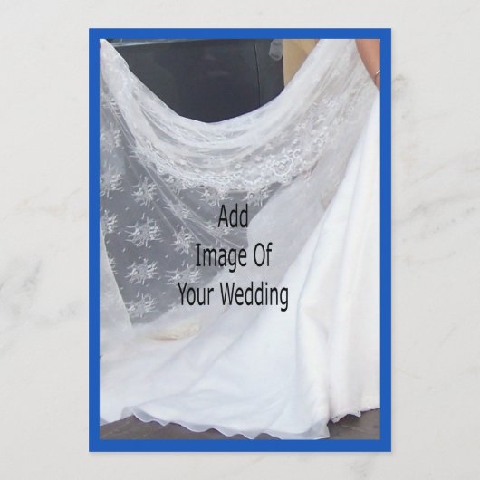 Wedding Menu Card Blue Sapphire Bells Scrollwork  Menükarte (Rückseite)