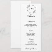Wedding Menu Card Menükarte (Vorne/Hinten)