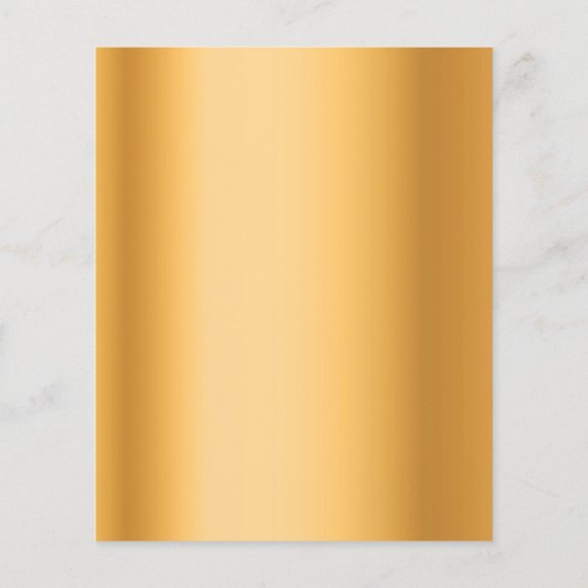 Wedding Menu pink florals gold glam elegant (Rückseite)