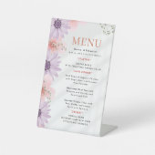 Wedding Menu Sockelschild (Vorderseite)