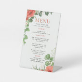 Wedding Menu Sockelschild (Vorderseite)