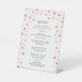 Wedding Menu Sockelschild (Vorderseite)