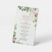 Wedding Menu Sockelschild (Vorderseite)