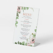 Wedding Menu Sockelschild (Vorderseite)