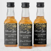 Wedding Mini Liquor Flasche Labels Alkoholflaschenetikett (Flaschen)