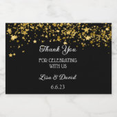 Wedding Mini Liquor Flasche Labels Alkoholflaschenetikett (Einzelnes Label)