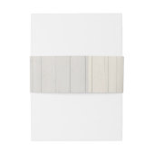 Wedding mit Monogramm hölzernes rustikales Land Einladungsbanderole (Rückseitenbeispiel)