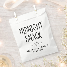 Wedding Mitternacht Snack Favor Bag Geschenktütchen