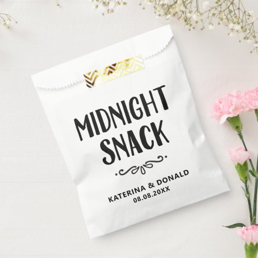 Wedding Mitternacht Snack Favor Bag Geschenktütchen (Versiegelt)