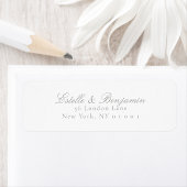 Wedding Modern Return Address