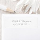 Wedding Modern Return Address (Insitu)