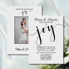 Wedding, Modern, Typography, Script, Invitation Einladung