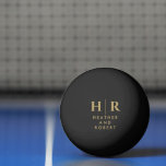 Wedding Monogram Custom Bride and Groom Beer Pong Tischtennisball<br><div class="desc">Celebrate your love with a touch of fun and competition using our Wedding Monogram Custom Bride and Groom Beer Pong Ping Pong Balls. These specially crafted balls are perfect for adding a playful element to your outdoor wedding or reception. Featuring the bride and groom's monogram, these balls add a personalized...</div>