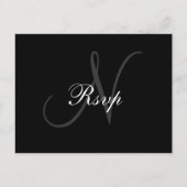 Wedding Monogram N UAWG Postcard Einladungspostkarte (Vorderseite)