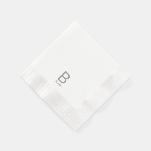 Wedding Monogram Napkins Serviette (Ecke)